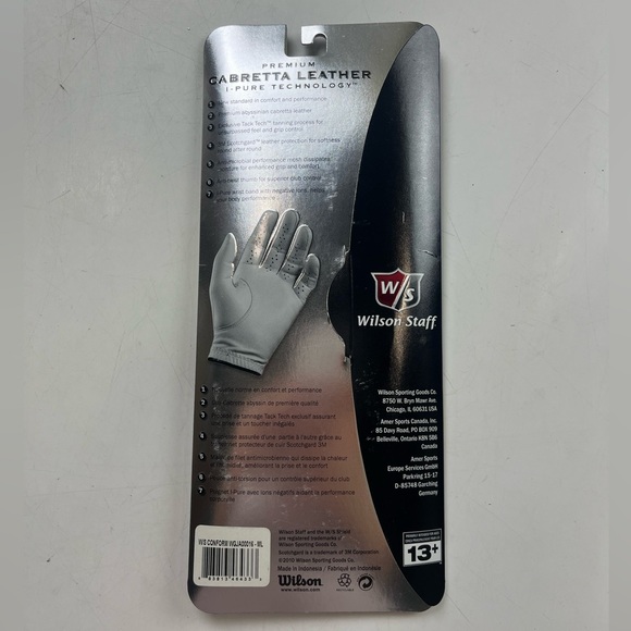 Wilson Staff Conform Perfect Fit Cabretta Leather Glove Golf - Men’s Left - G83 - Picture 4 of 7